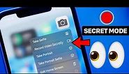 Secretly Record Video on iPhone