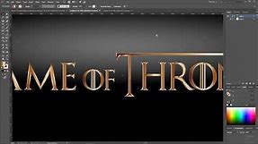 How to create Games of Thrones text effect in Adobe Illustrator