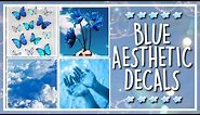 ROBLOX | BLUE AESTHETIC DECALS FOR BLOXBURG!