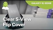 Samsung Clear S-View Flip Cover for Galaxy S7 edge