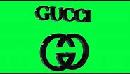 Gucci Green Screen Logo Loop Chroma Animation