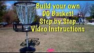 How to Build a Disc Golf Basket Step by Step Video Instructions