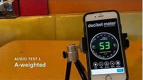 How to measure noise with the Decibel Meter app