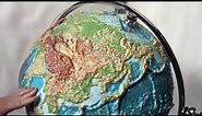1-World Globes & Maps - Raised Relief Globe