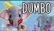 Dumbo Tejido a Crochet| Amigurumi pequeño para bebe| Disney