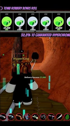 POV: Getting Hyper Red LEVEL 1-5 #roblox #jailbreak #gaming #shorts