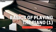 Basics of Playing Piano: Seating and Posture (1)