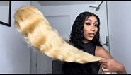 40 INCH #613 WIG UNBOXING AMA HAIR ON ALIEXPRESS 180% DENSITY 13X6 LACE FRONTAL WIG