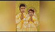 The youngest Saint and her brother Sts Jacinta and Francesco Marto
