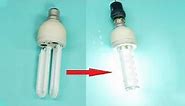 How TO Convert Broken CFL Bulb into Led Bulb