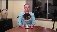 iHome Vanity Mirror bluetooth speaker blogger review