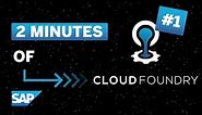 Cloud Foundry: Basic App Deployment (#1)