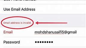 Create Apple ID Fix Email address is invalid. Problem Solve in iPhone