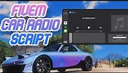 FiveM - 🎶FREE Car Radio Script🎶 (Carplay UI) | Install & Showcase | FiveM Tutorial 2023