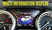 All Settings Explained | Toyota Camry Hybrid 2022 | Multi Information Display | MID Menu Options |