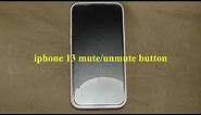 iphone 13 pro max mute button