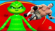 Escape The Evil Grinch + Save Trapped John Cena Let's Play Roblox Obby