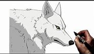 How To Draw Anime Wolf (Kiba) | Step By Step