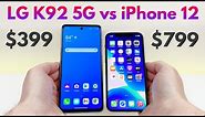 LG K92 5G vs iPhone 12 - Who Will Win?