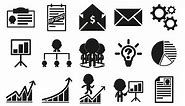 25 Business icons set