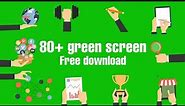 80+ infographic green screen || مجموعة كروما انفوجرافيك