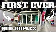 WOW, the FIRST nationally available HUD-Approved manufactured DUPLEX home!