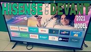 Hisense Devant latest 2021 smart tv model 32STV103 | New operating system | New user interface