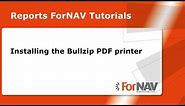 Installing the Bullzip PDF Printer Tutorial