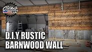 DIY Rustic Barn Wood Wall