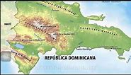 Mapa físico de República Dominicana