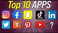 Top 10 Social Media Apps Explained in One Video