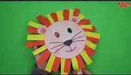 Lion mask - Easy craft for kids