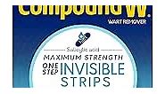 Compound W Maximum Strength One Step Invisible Wart Remover Strips, 14 CT