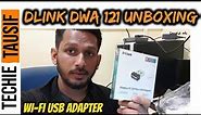Dlink DWA 121 Wifi Adapter Unboxing || Techie Tausif