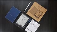 Sharp Electronic Note Taking e-Reader WG-PN1 Unboxing
