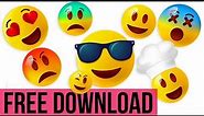 4K Animated Emojis Free Download - Alpha Channel, Green Screen