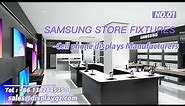 New cell phone store fixtures for samsung | mobile counter | mobile shop design