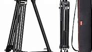 SmallRig AD-01 Video Tripod, 73" Heavy Duty Tripod with 360 Degree Fluid Head and Quick Release Plate for DSLR, Camcorder, Cameras 3751
