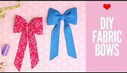 DIY Fabric Bow | How to Make Fabric Bows