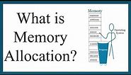 Memory Allocation | Static & Dynamic Memory Allocation