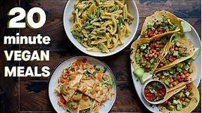 20-Minute Vegan Meals EVERYONE Should Know