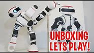 Unboxing & Let's Play - DOBI by WLtoys - Humanoid Robot Review - Intelligent Toy like Cozmo!