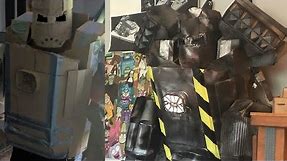 How to build a Cardboard mech suit 1 year difference #CardboardChallenge