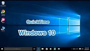 Install QuickTime on Windows 10
