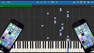 iPHONE RINGTONES IN SYNTHESIA!
