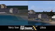 Flight Simulator X: Very Low VS Ultra Graphics Comparison (Vanilla)