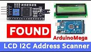 How to Find I2C LCD Address Arduino Tutorial