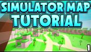ROBLOX Simulator Map TUTORIAL [PART 1] High quality - Blender 2021