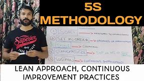 5S Methodology | 5S Continuous Improvement Methodology | Urdu-Hindi-SCM