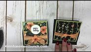 How to make a desktop calendar using Stampin Up! products